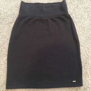 VS PINK black mini skirt